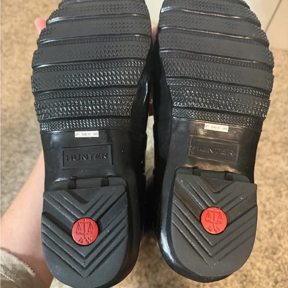 Hunter Classic Black Tall Boots Size 41 - Picture 5 of 5